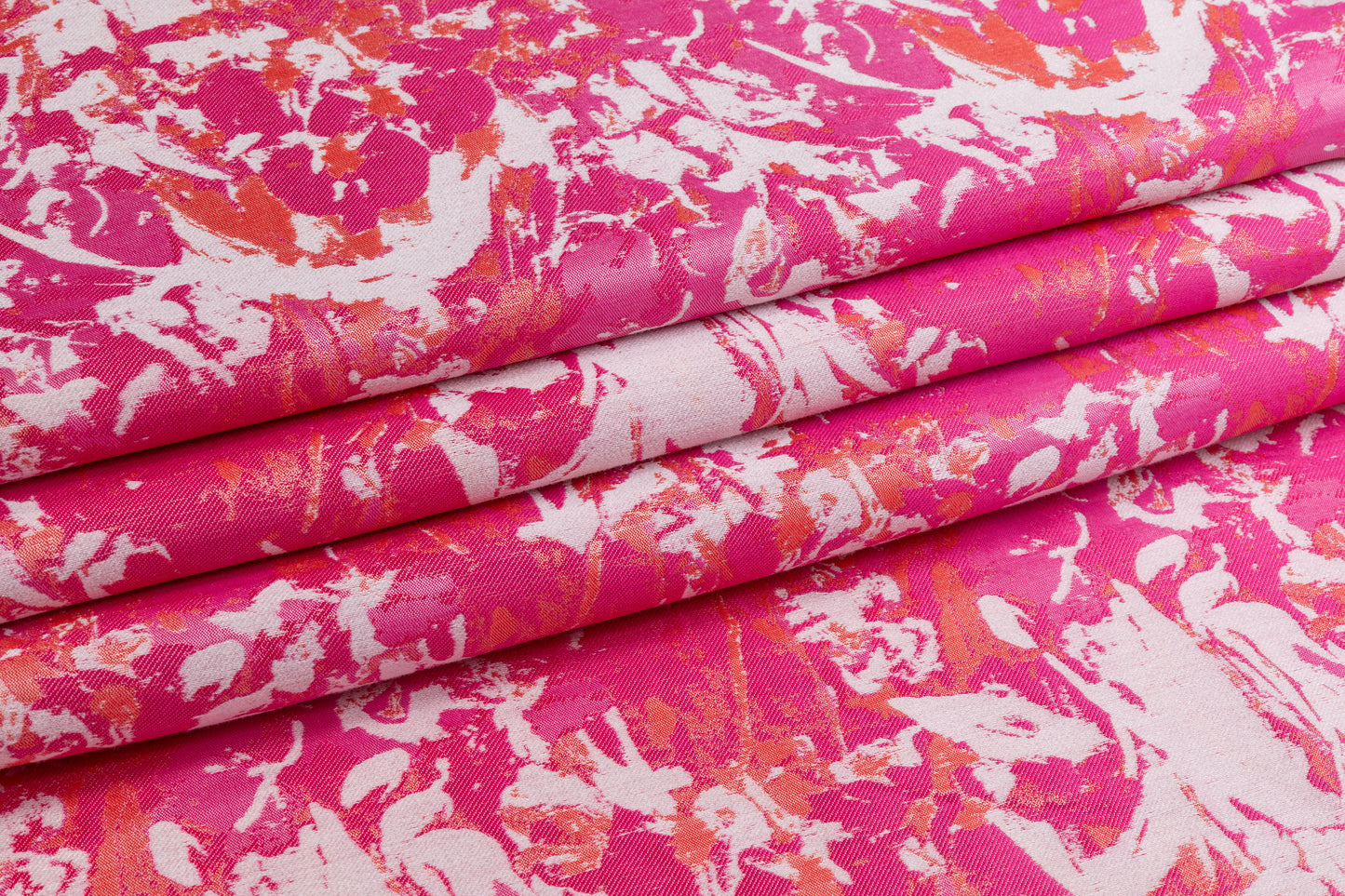 Abstract Jacquard - Pink / White