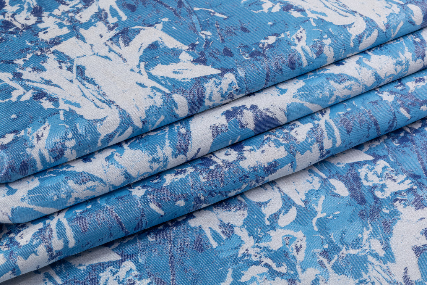 Abstract Jacquard - Blue / White