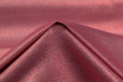 Iridescent Metallic Brocade - Red