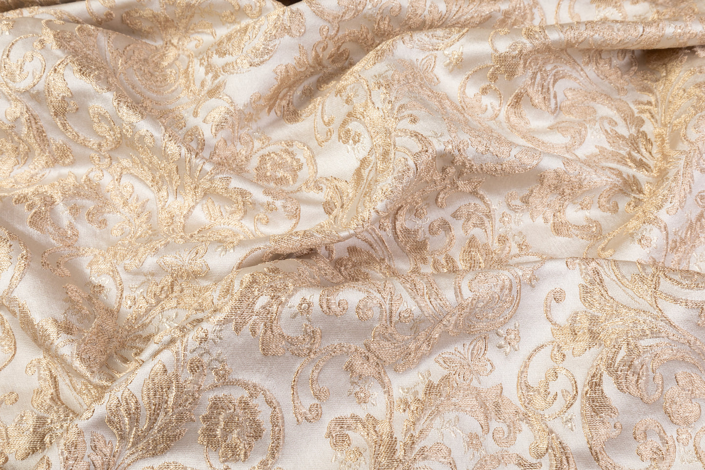 Crushed Metallic Brocade - Gold