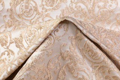 Crushed Metallic Brocade - Gold