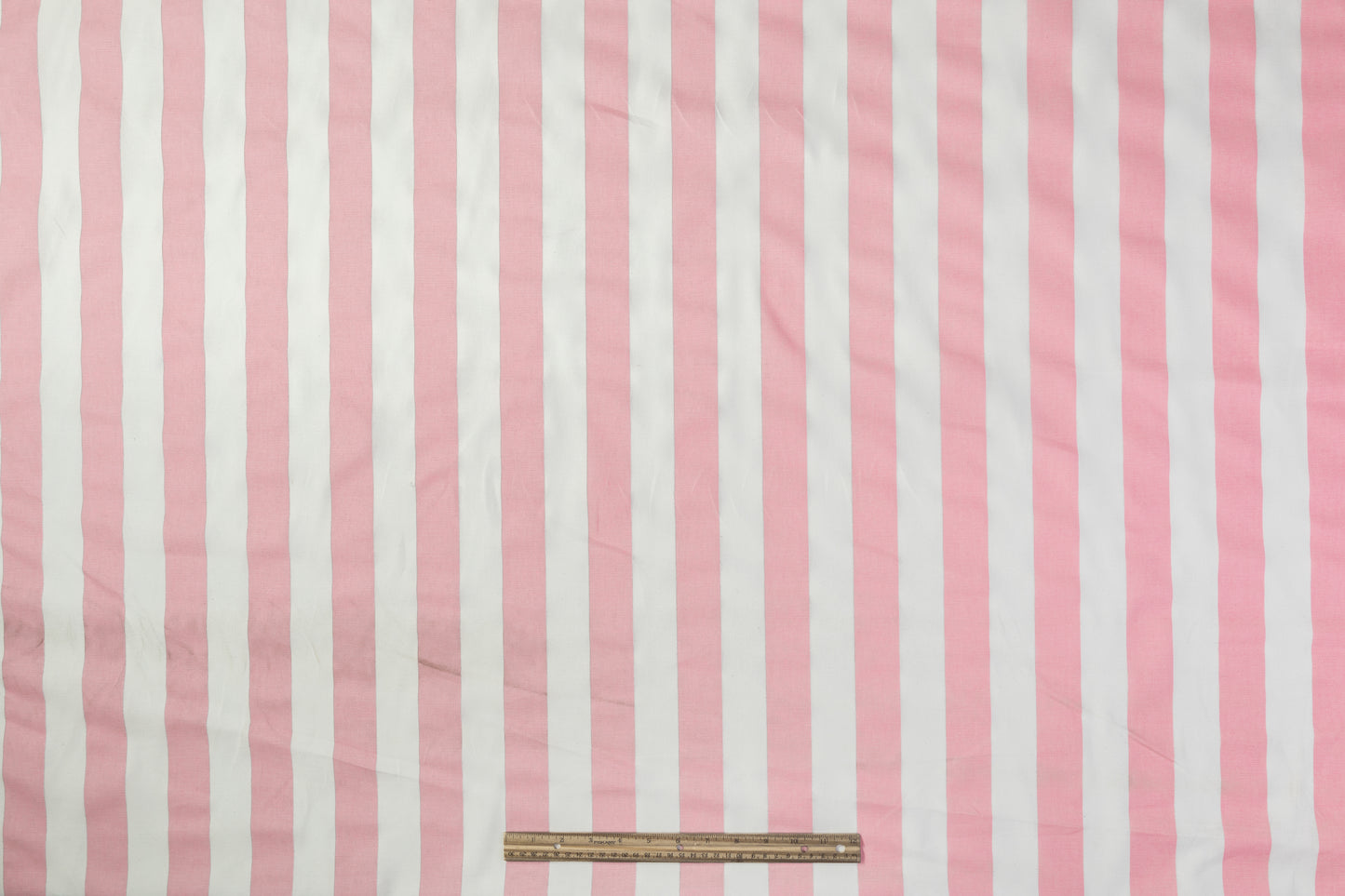 Striped Cotton Canvas - Pink / White