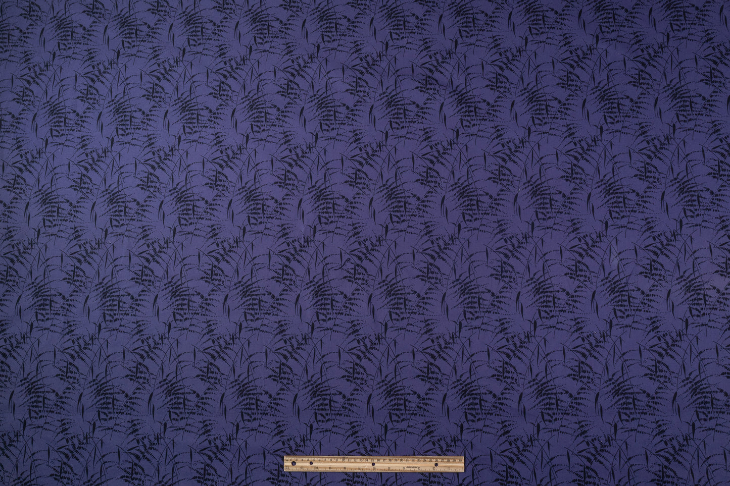 Tropical Printed Cotton Canvas - Indigo