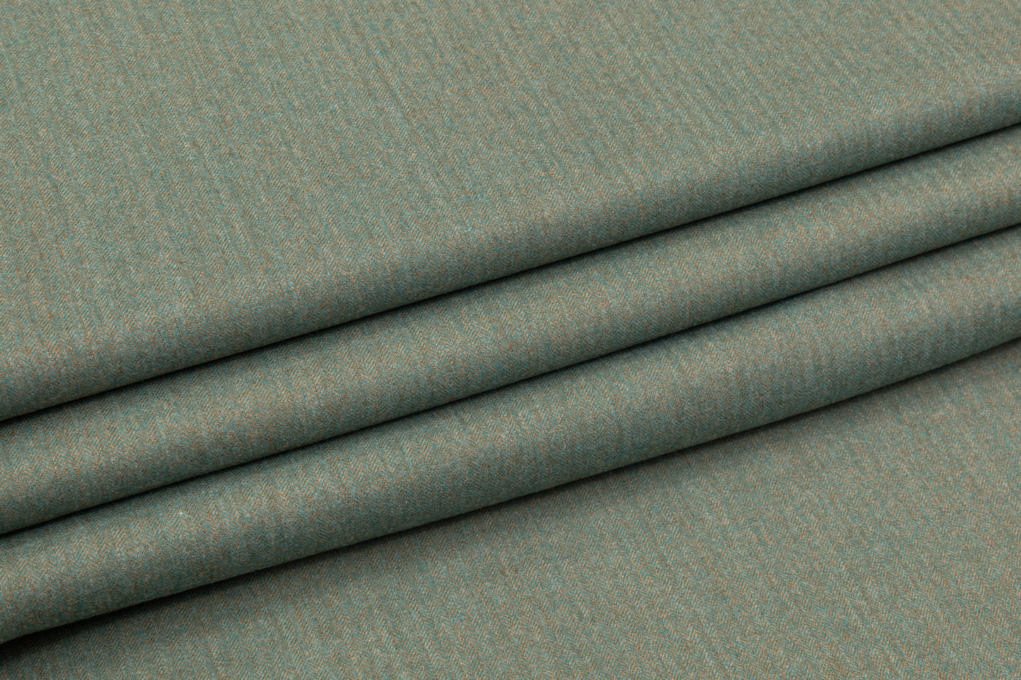 Two Tone Italian Wool Suiting - Green