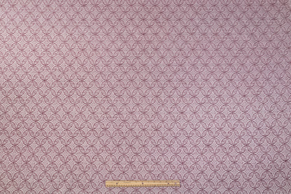 Metallic Brocade - Mauve