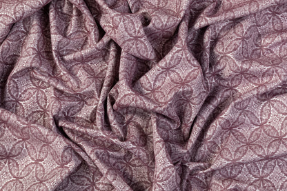 Metallic Brocade - Mauve