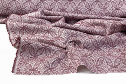 Metallic Brocade - Mauve