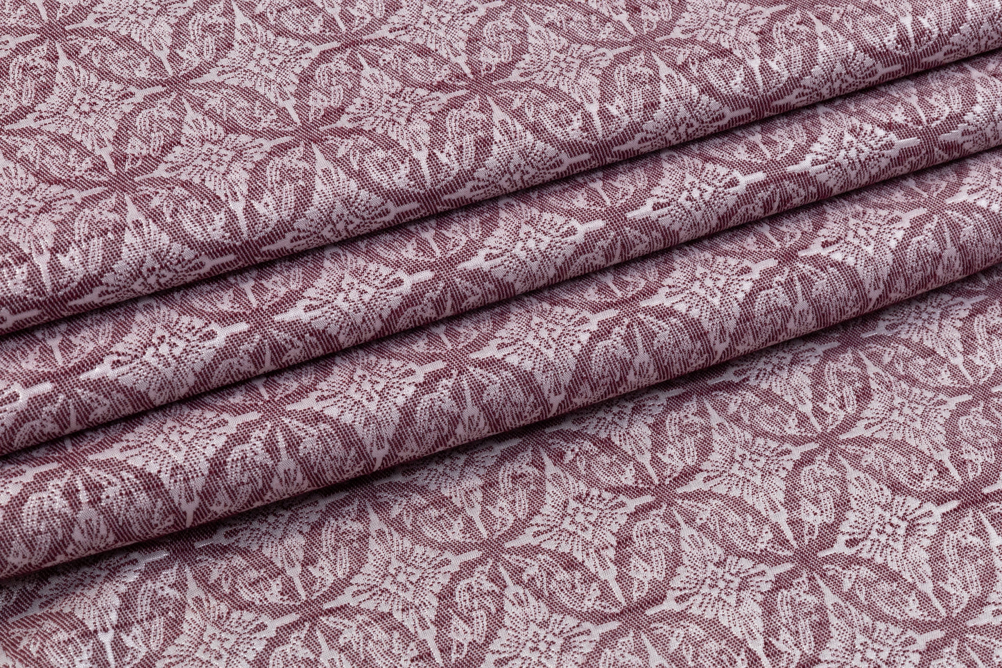 Metallic Brocade - Mauve