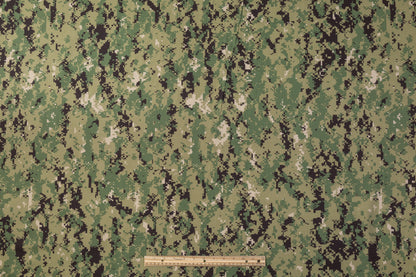 Army Fatigue Rip Stop Cotton Nylon Canvas - Green