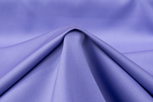 Italian Wool Satin Faille Suiting - Lavender