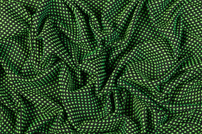 Dotted Brocade - Green