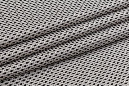 Dotted Brocade - Black / White