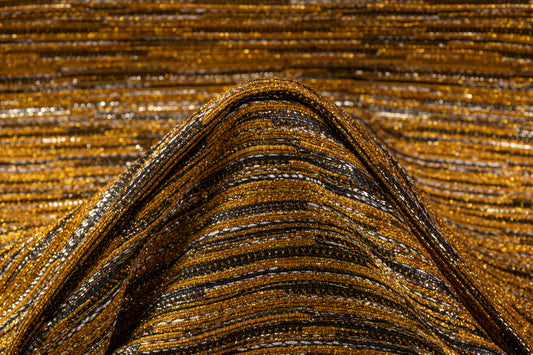 French Metallic Brocade - Gold