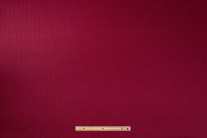 Herringbone Italian Wool Blend Coating - Red / Purple