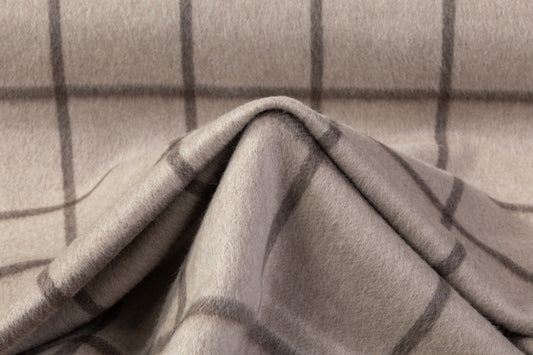 Armani - Double Faced Italian Wool Coating - Taupe