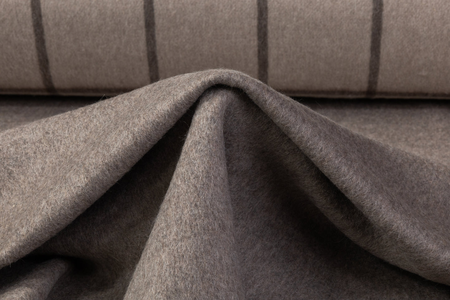 Armani - Double Faced Italian Wool Coating - Taupe