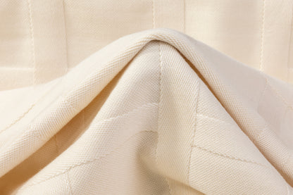 Valentino - Windowpane Italian Mohair Wool Coating - Off White