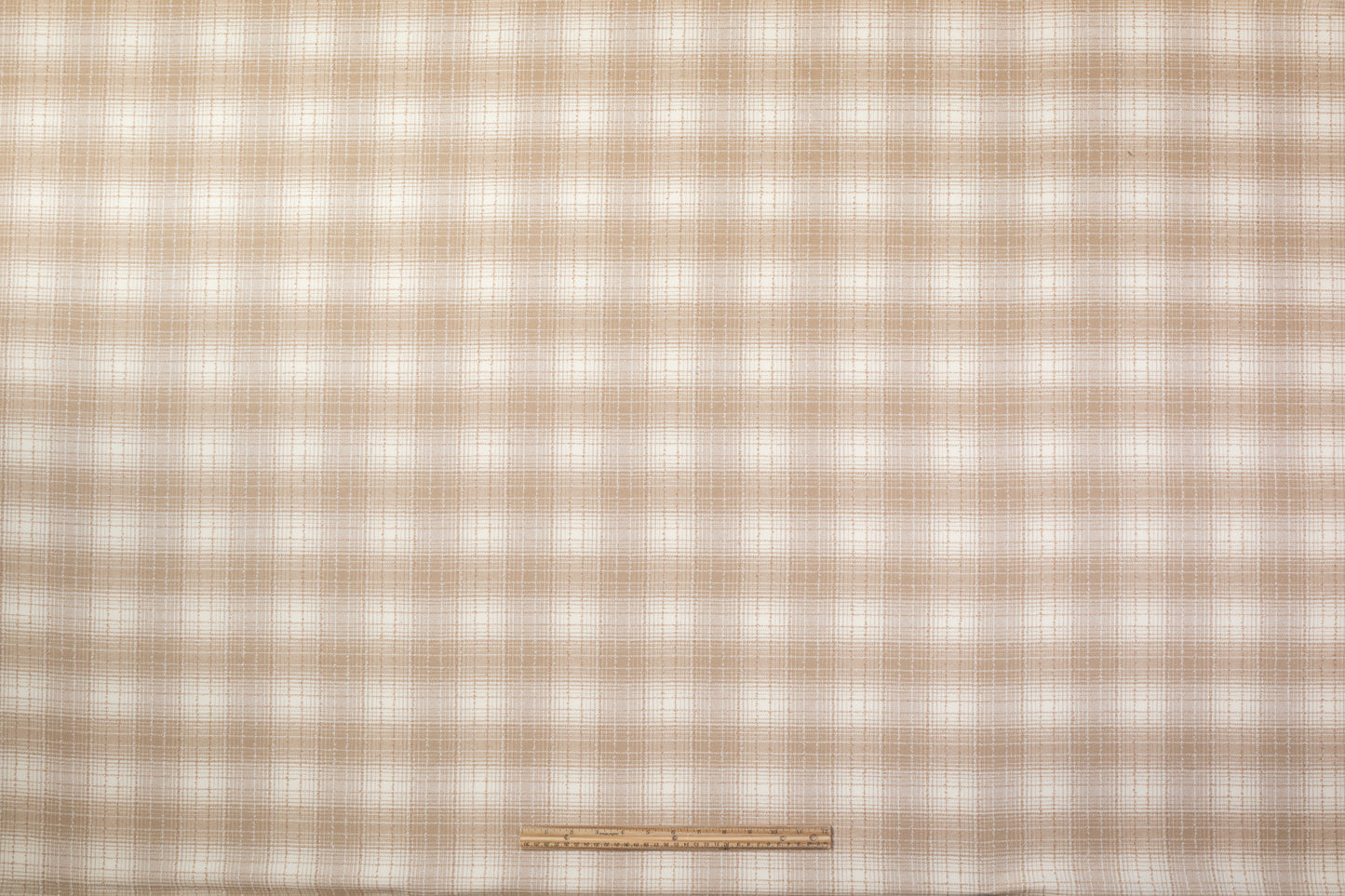 Agnona - Checked Italian Wool Angora Suiting - Beige