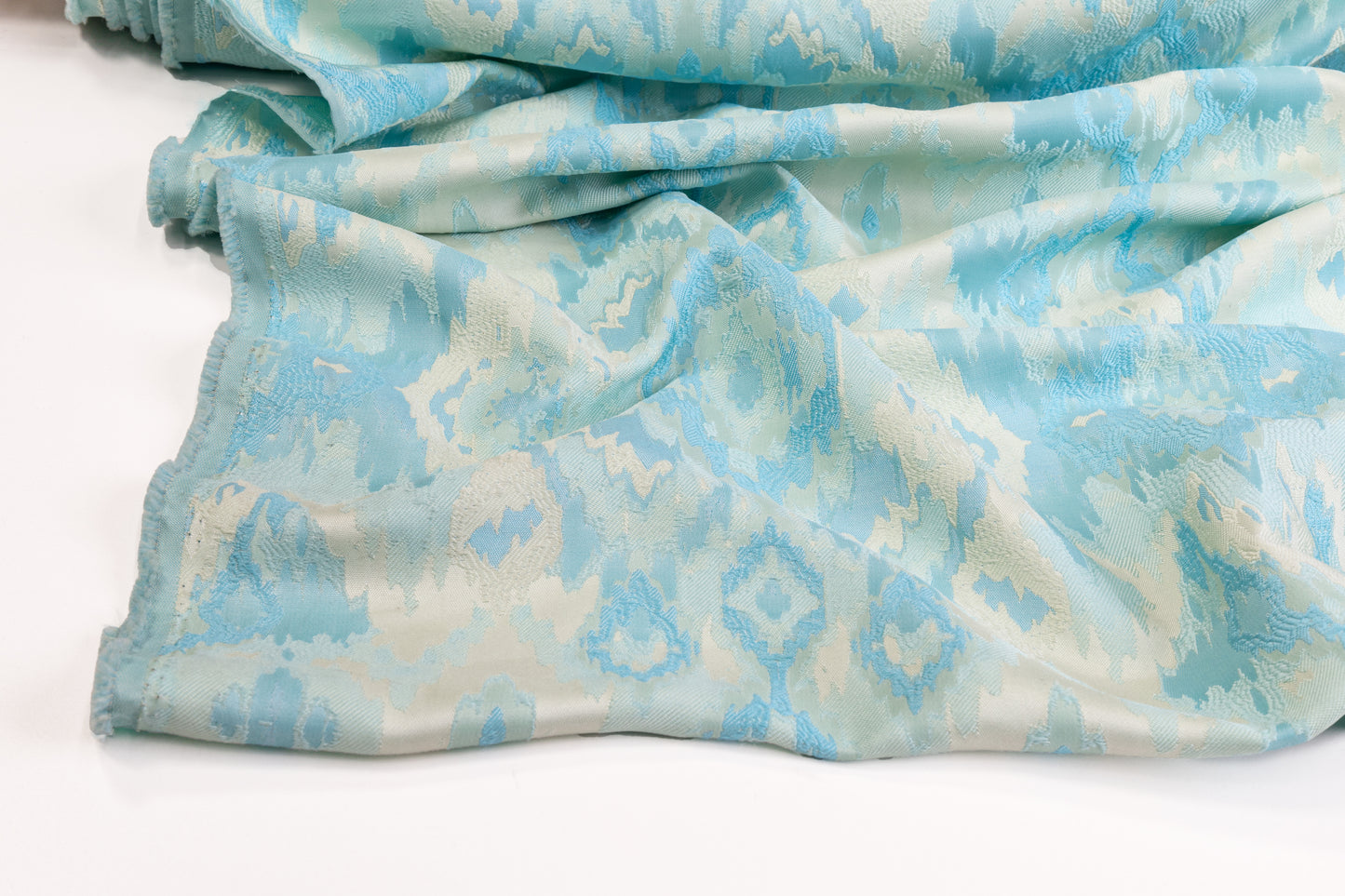 Ikat Brocade - Turquoise