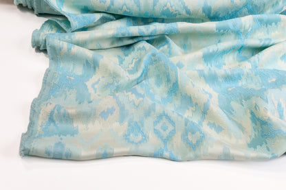 Ikat Brocade - Turquoise