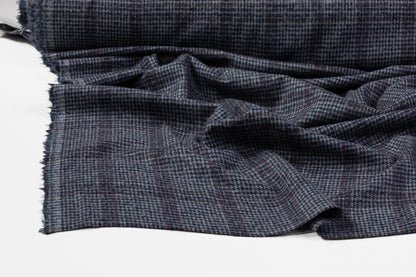 Loro Piana - Checked Italian Wool Suiting - Blue