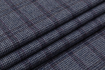 Loro Piana - Checked Italian Wool Suiting - Blue