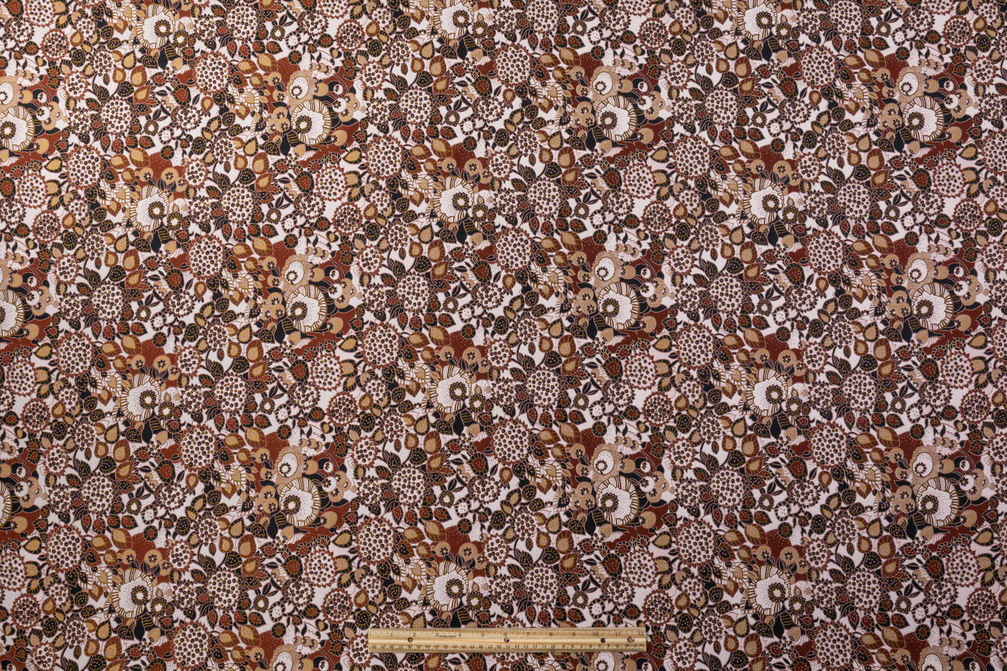 Giambattista Valli - Italian Poly Cotton Brocade - Brown