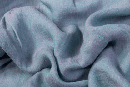 Iridescent Italian Linen - Blue / Pink