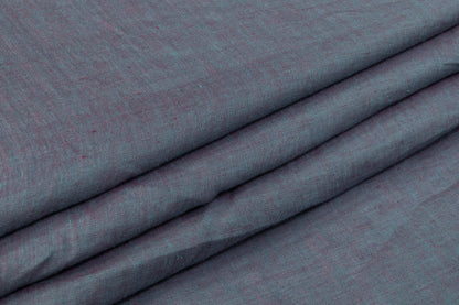 Iridescent Italian Linen - Turquoise / Raspberry