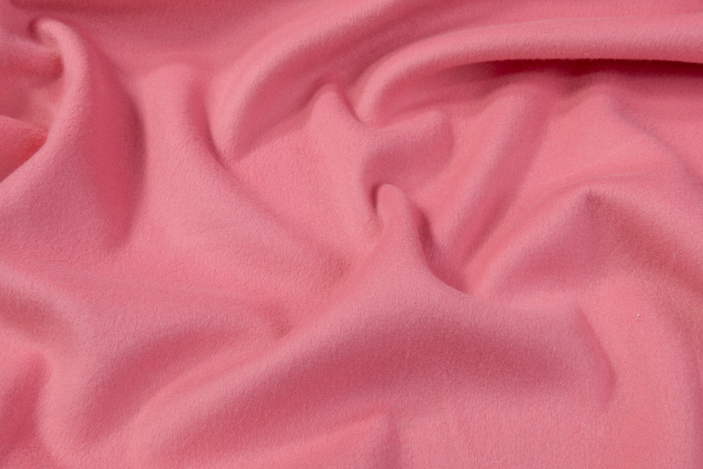 Double Faced Italian Wool Coating - Pink