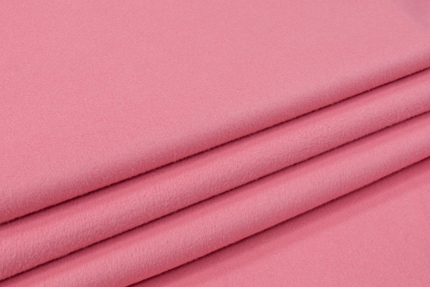 Double Faced Italian Wool Coating - Pink