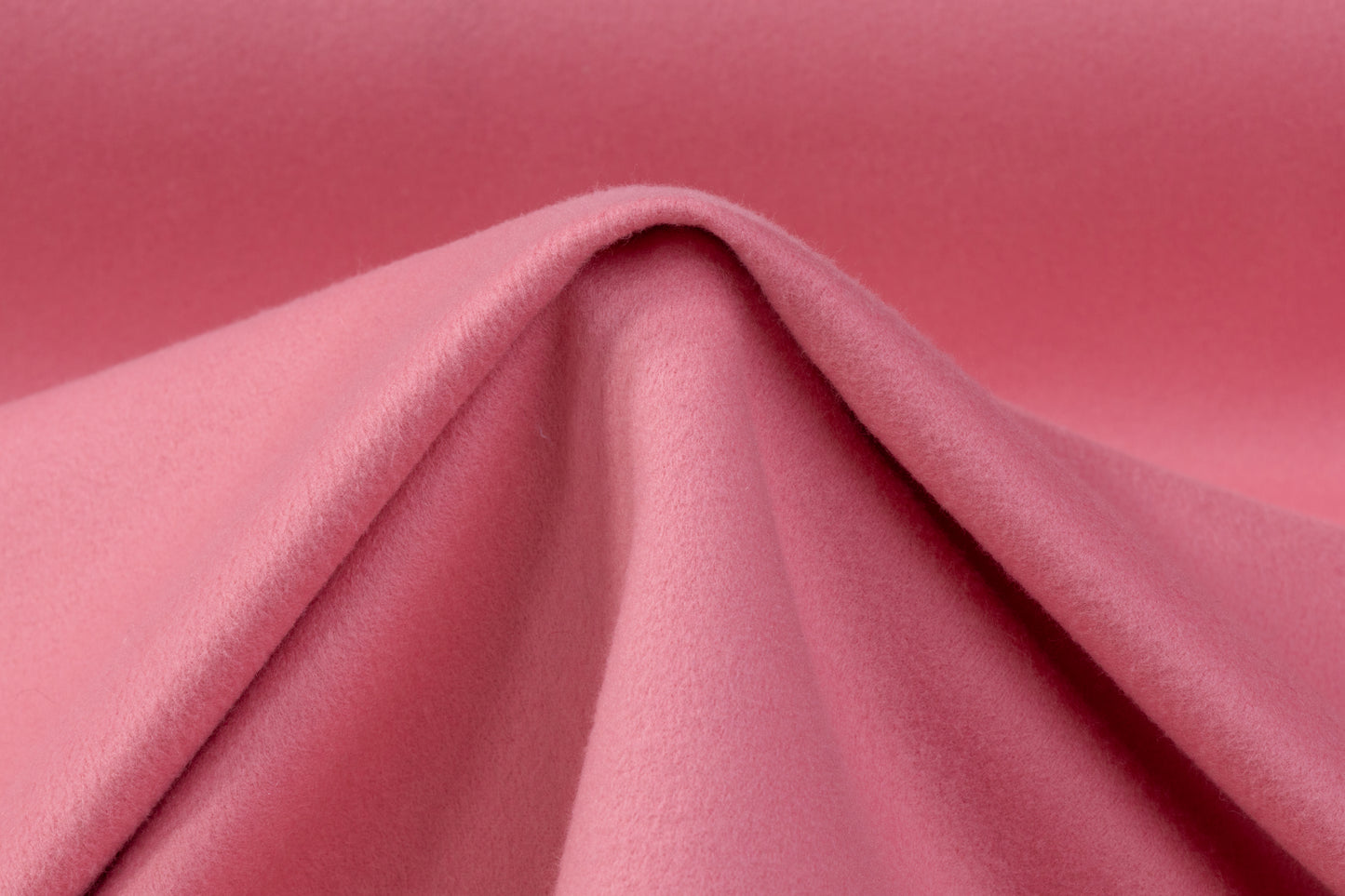 Double Faced Italian Wool Coating - Pink