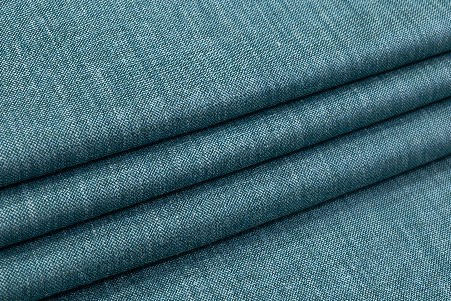 Italian Silk Linen and Wool Suiting - Teal