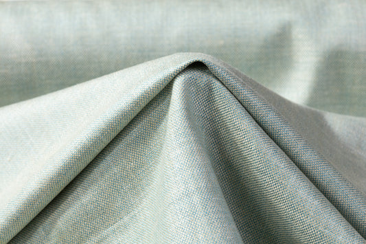 Italian Silk Linen and Wool Suiting - Sea Foam