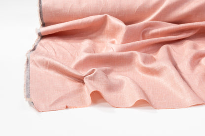 Italian Silk Linen and Wool Suiting -  Pink