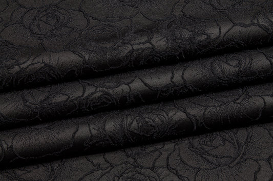 Rose Brocade - Black