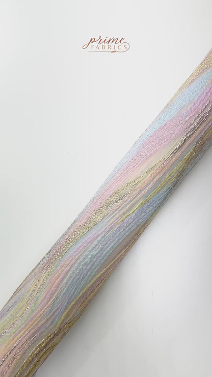 Italian Silk Blend Decoupé - Multicolor