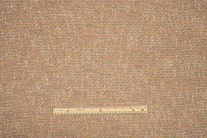 Pink, Orange, White Cotton Tweed - Prime Fabrics