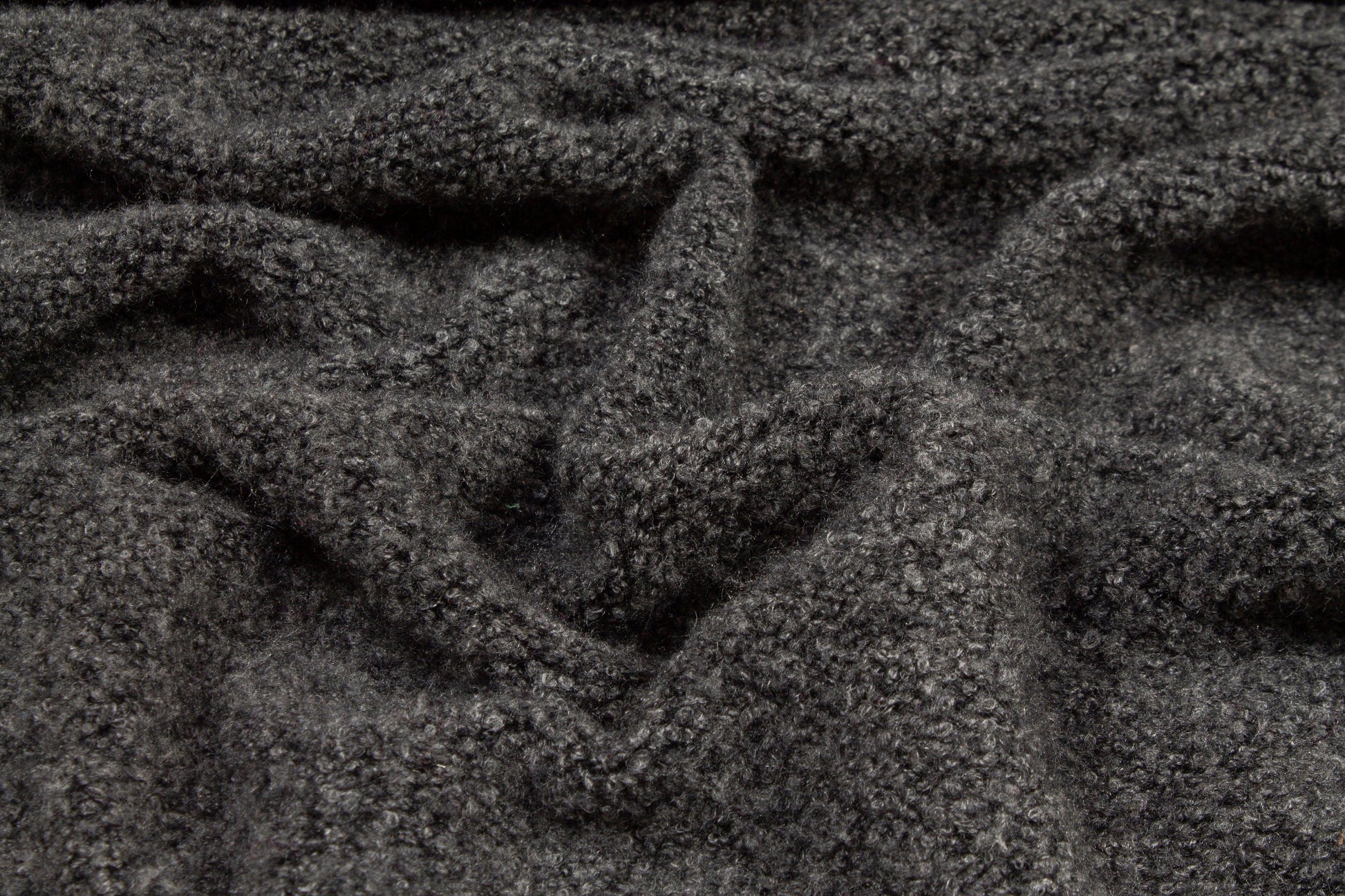 Charcoal Gray Wool Jersey Knit - Prime Fabrics