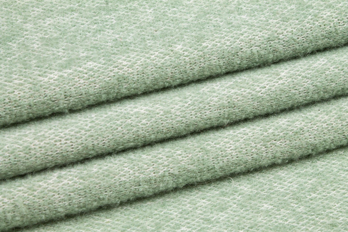 Mint Green Wool Jersey Knit - Prime Fabrics