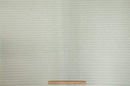 Striped Textured Cotton - Mint Green - Prime Fabrics