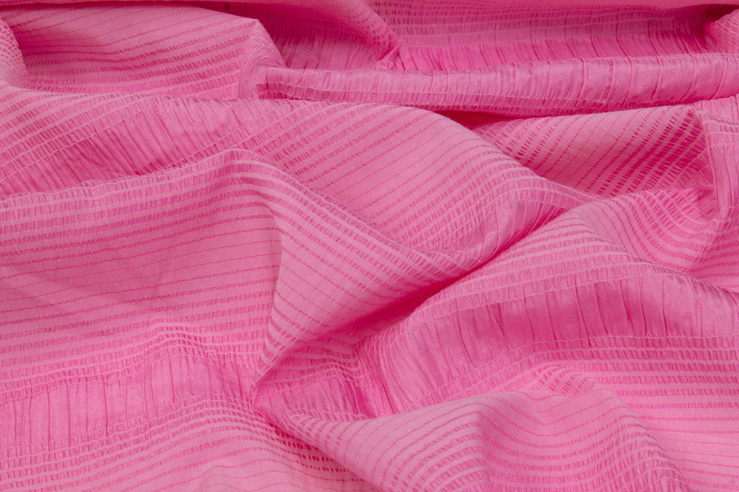 Crushed Silk and Viscose - Pink - Prime Fabrics