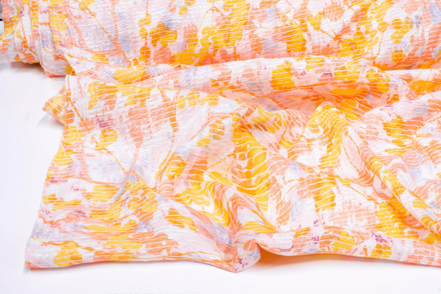 Printed Crushed Viscose Sheer - Multicolor - Prime Fabrics