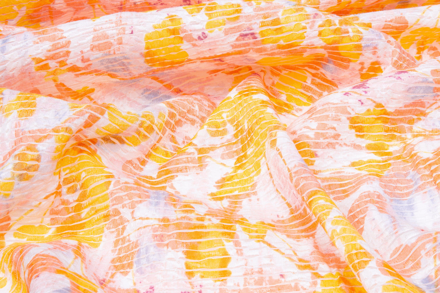 Printed Crushed Viscose Sheer - Multicolor - Prime Fabrics