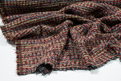 Multicolor Italian Wool Tweed - Prime Fabrics