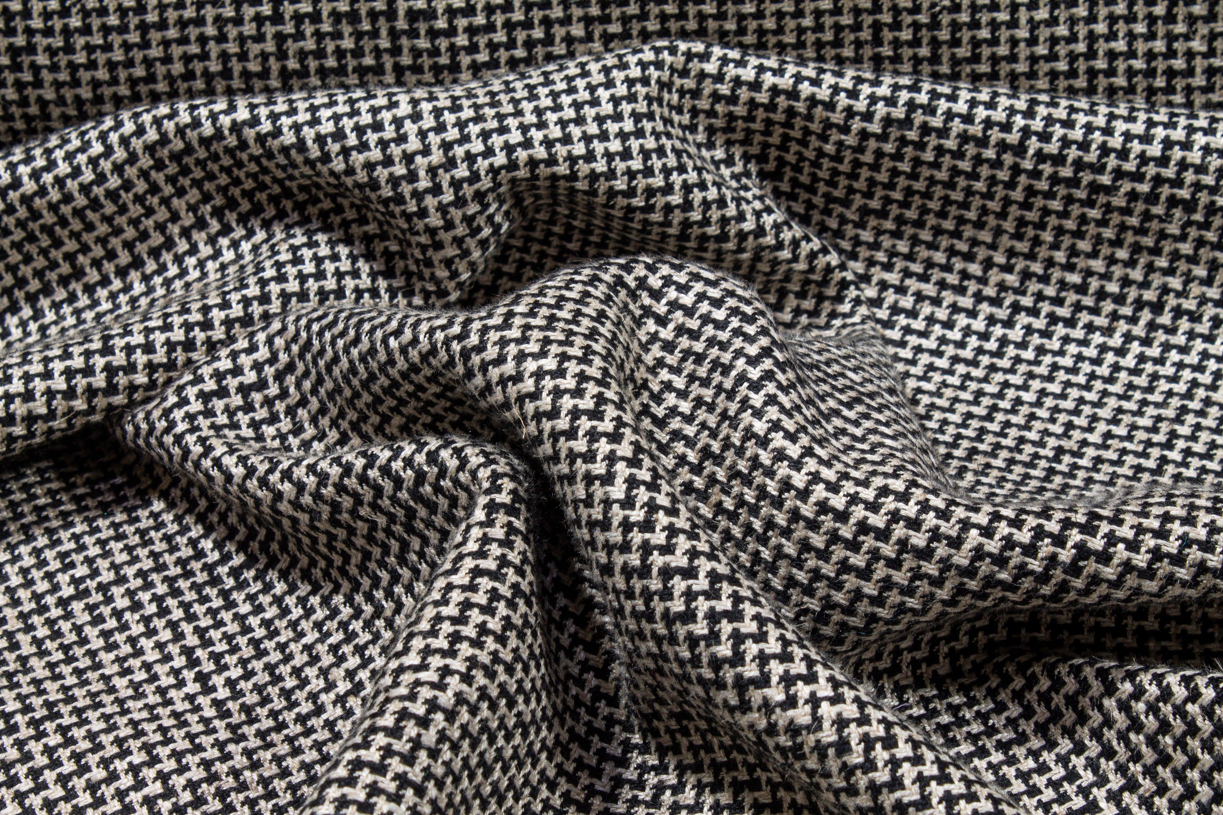 White on sale tweed fabric